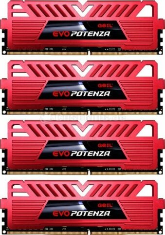رم گیل Evo Potenza 32GB 8GBx4 3000Mhz CL16 DDR4