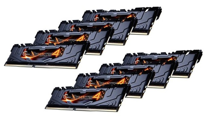 رم جی اسکیل Ripjaws 4 64GB 8GBx8 2400Mhz CL15 DDR4