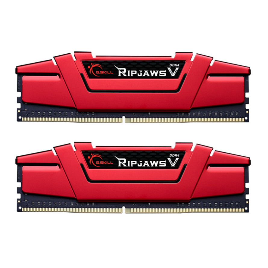 رم جی اسکیل Ripjaws V Red 8GB 4GBx2 2666Mhz CL15