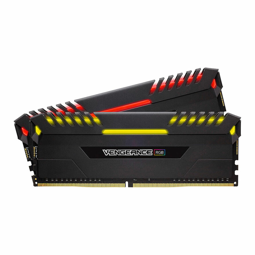 رم کورسیر VENGEANCE RGB 16GB 8GBx2 3600MHz CL18