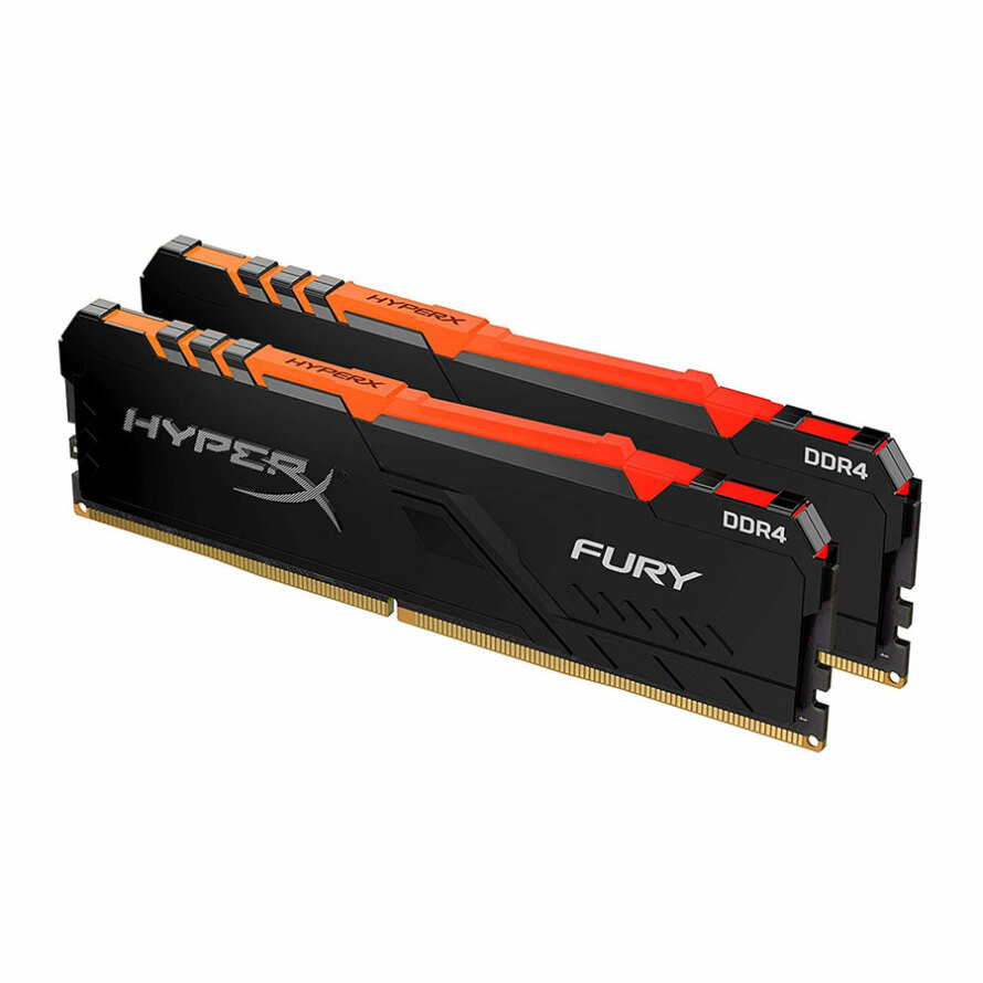 رم کینگستون HyperX FURY RGB 32GB 16GBx2 3000MHz CL15