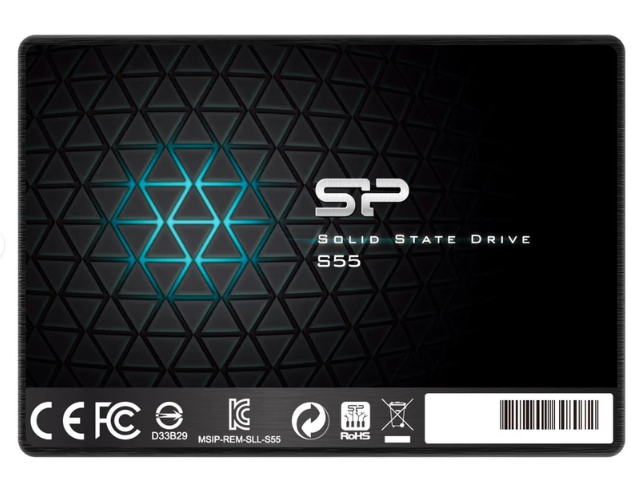 اس‌اس‌دی اینترنال SATA III سیلیکون پاور مدل Slim S55 ظرفیت 240 گیگابایت