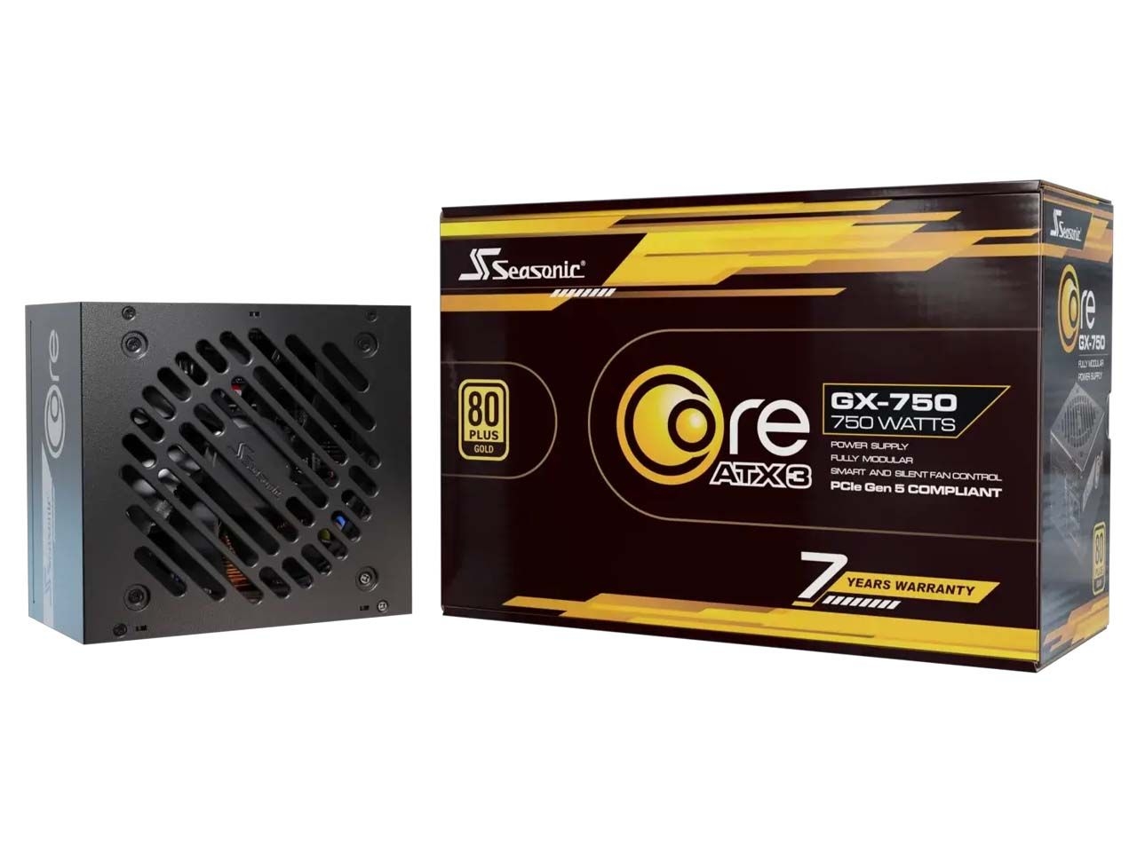 پاور کامپیوتر 750 وات سی سونیک مدل CORE GX ATX 3.1 80+ Gold