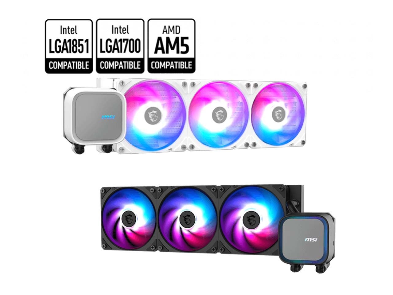 خنک کننده مایع پردازنده ام اس آی مدل MAG CORELIQUID A13 360 ARGB مشکی - تصویر 3