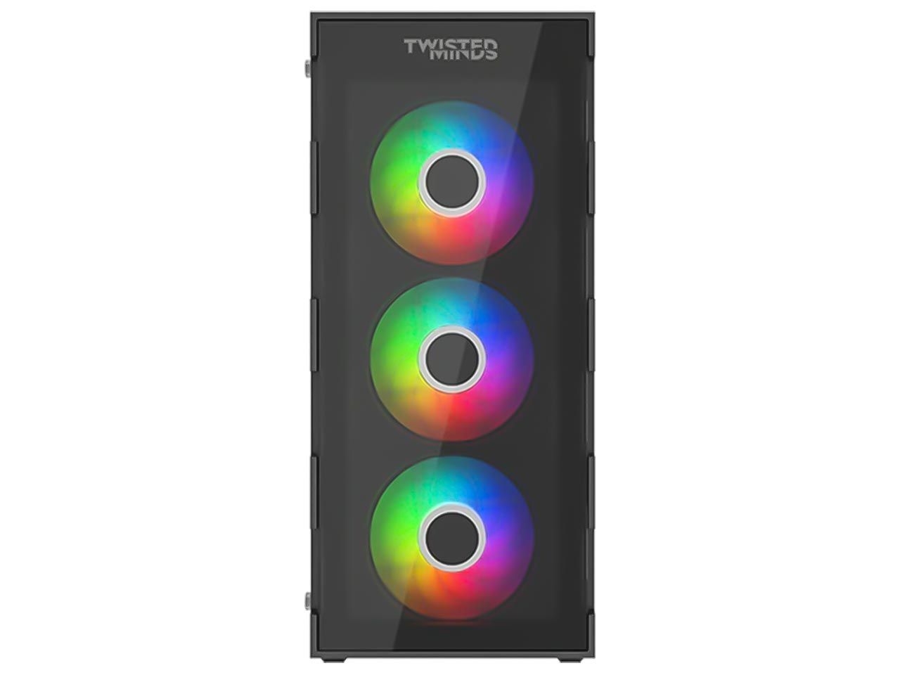 کیس کامپیوتر تویستد مایندز مدل Twisted Minds Titan Glass مشکی - تصویر 2