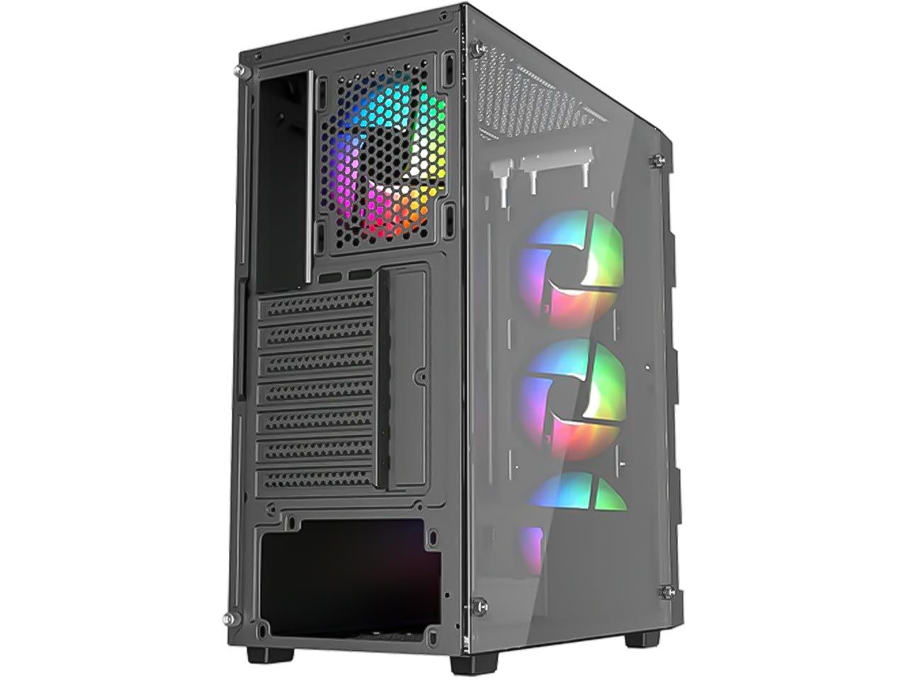 کیس کامپیوتر تویستد مایندز مدل Twisted Minds Titan Glass مشکی - تصویر 4