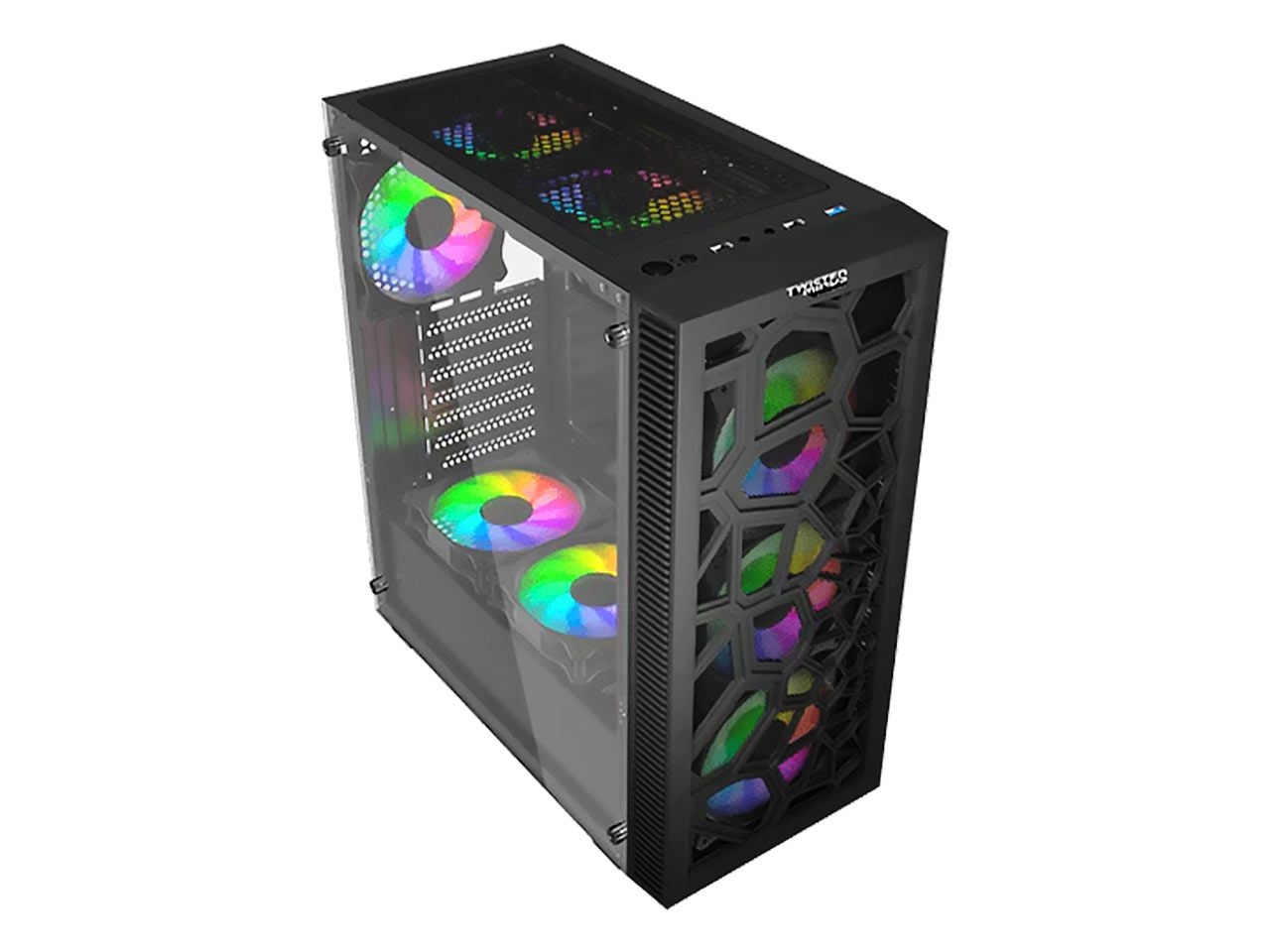 کیس کامپیوتر تویستد مایندز مدل Twisted Minds 03 Spider Black - تصویر 2