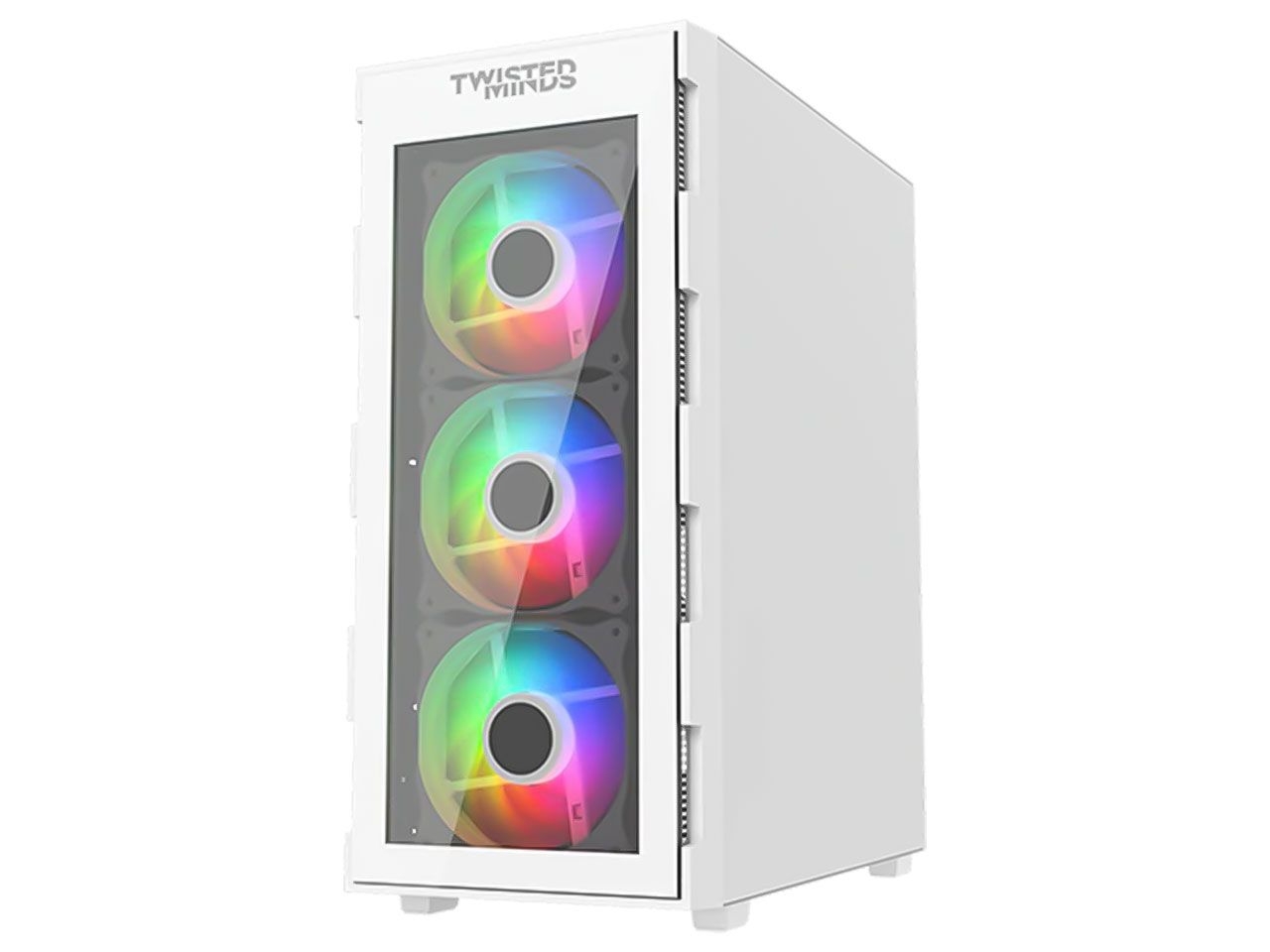 کیس کامپیوتر تویستد مایندز مدل Twisted Minds Titan Glass سفید