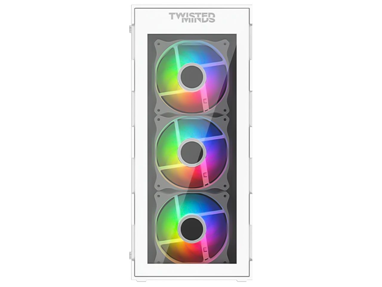 کیس کامپیوتر تویستد مایندز مدل Twisted Minds Titan Glass سفید - تصویر 2