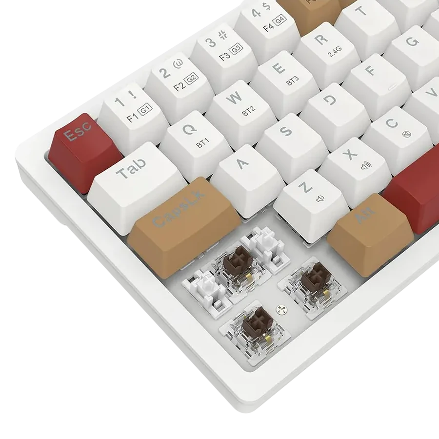 کیبورد بی سیم/باسیم گیمینگ ردراگون Keyboard Gaming Redragon  Rammus K677 WLR Pro - تصویر 3