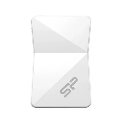 فلش مموری سیلیکون پاور Touch T08 USB 2 ظرفیت 16 گیگابایت سفید