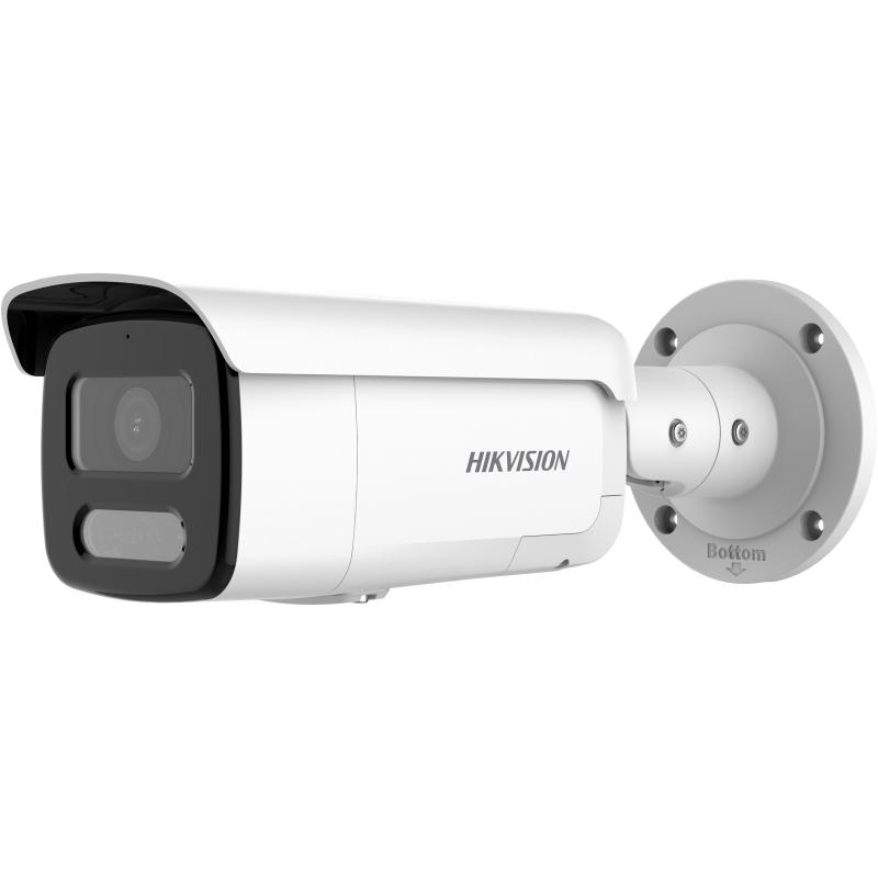 دوربین شبکه‌ای بولت ثابت ۶ مگاپیکسلی ColorVu با Smart Hybrid Light | HIKVISION | مدل DS-2CD2T67G2H-LISU/SL