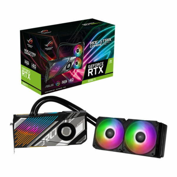 کارت گرافیک ایسوس ROG Strix LC GeForce RTX 3090 Ti 24GB