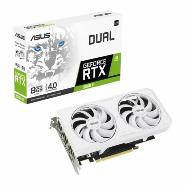 کارت گرافیک ایسوس Dual GeForce RTX 3060 Ti White Edition 8GB GDDR6X