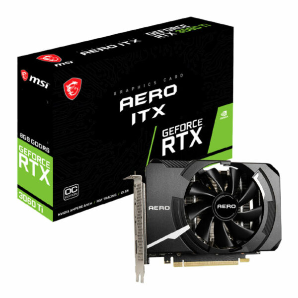 کارت گرافیک ام اس آی GeForce RTX 3060 Ti AERO ITX 8G OC LHR