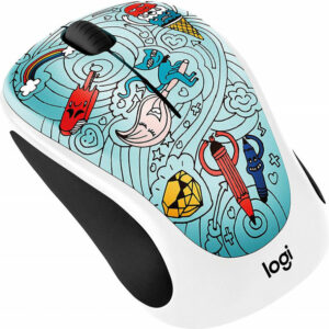 موس بی سیم لاجیتک Doodle Collection M238 Bae-Bee Blue