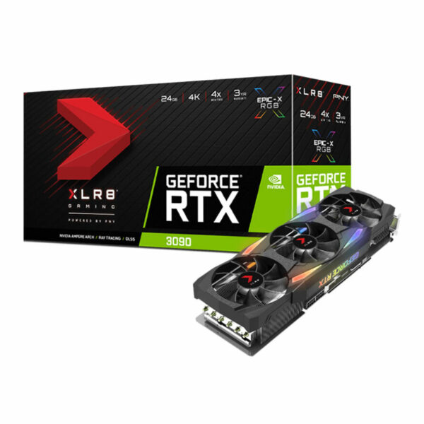 کارت گرافیک پی ان وای RTX 3090 24GB XLR8 Gaming UPRISING EPIC-X RGB