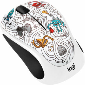 موس بی سیم لاجیتک Doodle Collection M238 TECHIE WHITE EMEA IN
