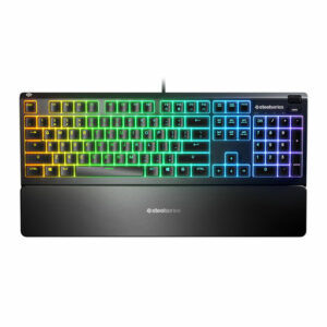 کیبورد مکانیکال گیمینگ استیل سریز APEX 3 Whisper-Quiet Switch