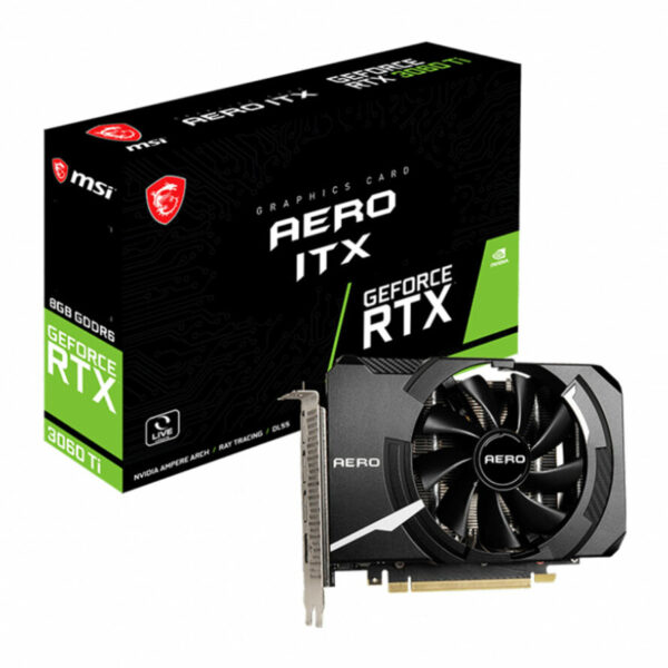 کارت گرافیک ام اس آی GeForce RTX 3060 Ti AERO ITX 8G LHR