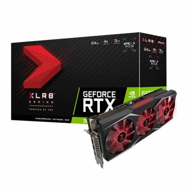 کارت گرافیک پی ان وای RTX 3090Ti 24GB XLR8 Gaming UPRISING EPIC-X RGB