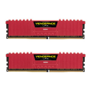 رم کورسیر Vengeance LPX Red 32GB 16GBx2 2400MHz CL14