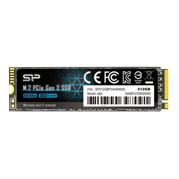 اس اس دی سیلیکون پاور P34A60 M.2 2280 PCIe Gen3×4 512GB