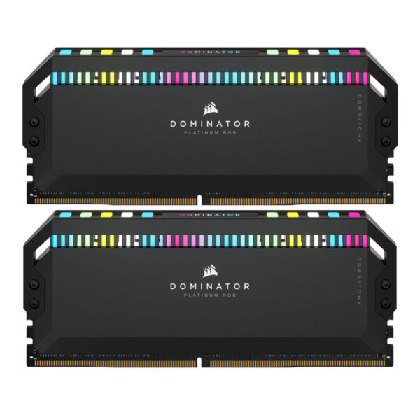 رم کورسیر Dominator Platinum RGB Black 32GB 16GBx2 4800MHz CL34 DDR5