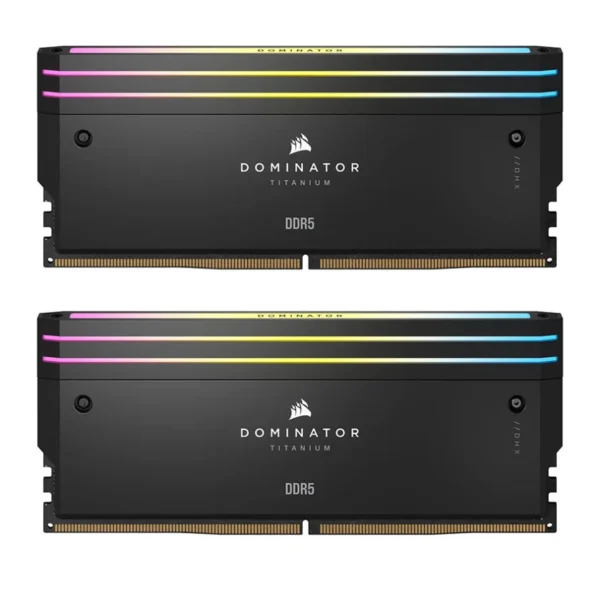 رم کورسیر Dominator Titanium RGB 32GB 16GBx2 6400MHz CL32 DDR5