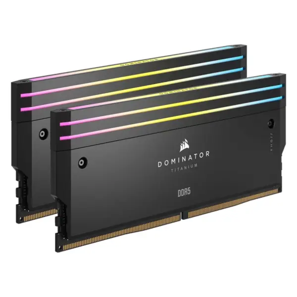 رم دسکتاپ DDR5 دو کاناله 7000 مگاهرتز CL40 کورسیر مدل DOMINATOR TITANIUM RGB ظرفیت 96 گیگابایت