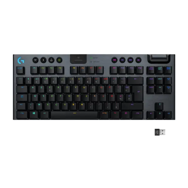 کیبورد بی سیم مکانیکال گیمینگ لاجیتک G915 TKL Clicky