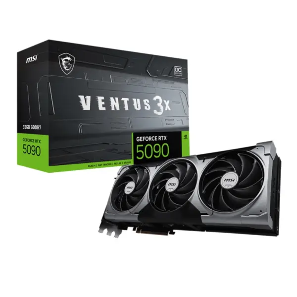 کارت گرافیک ام اس آی مدل GeForce RTX 5090 VENTUS 3X OC 32GB GDDR7