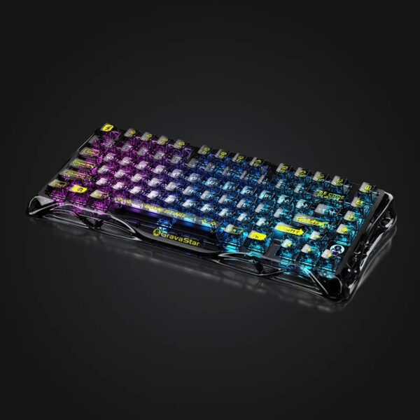 کیبورد GravaStar Mercury K1 Lite 75% Wireless Mechanical Gaming Keyboard