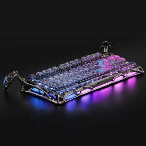 کیبورد GravaStar Mercury K1 Pro 75% Wireless Mechanical Gaming Keyboard_Special Edition | Cyberpunk