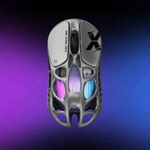 موس گیمینگ GravaStar Mercury X Wireless Gaming Mouse | Interstellar Silver