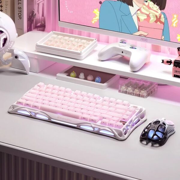 کیبورد GravaStar Mercury K1 | Sakura Pink