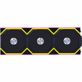 فن LIANLI UNI FAN SL120 Wireless Black 3X